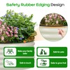 Aoodor 17" Tall 42" Metal Raised Garden Bed, Outdoor Planter