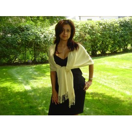 Pashmina scarf-Silk-Scarf-shawl-poncho-ruana-cape-dress shawl-graduation stole-scarf for men-keffiyeh-shemagh-headwear-wrap (Baby Yellow)