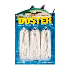 Boone Duster Lures (Pack of 3), Pearl Mylar