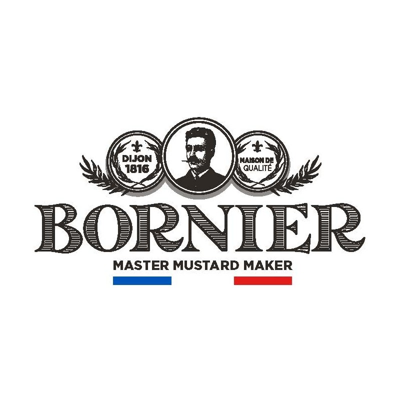 BORNIER Original Dijon Mustard, 7.4 Ounce
