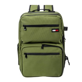 G&BPRO Full Size Backpack with Extending Tray System | All-in-one Mobile Workstation Travel Bag (Cali Green)