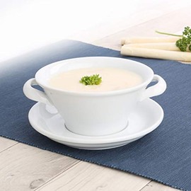 Holst Porzellan ACC 05 FA1 Vario Soup Set 0.35 L with UTA 155 White 15.5 x 15.5 x 7 cm Uta Serving Set