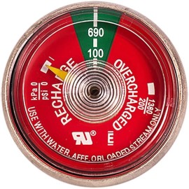 Unbranded/Generic 🧯100WS Water FX Fire Extinguisher Gauge Compatible Code M (FREE SHIPPING)🧯