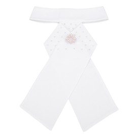 Adult Horse Riding Combed Cotton Stock Tie Equestrian Necktie Horse Riding Equipment