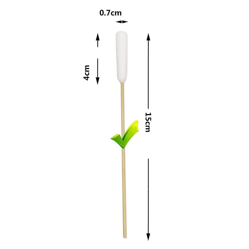 UUYYEO 100 Pcs Extra Large Cotton Swabs Large Tip Cotton