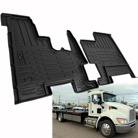 SEPEY Truck Floor Mat Seat Floor Liners Fits Kenworth T270 T370 (06-21),T300 (02-06)