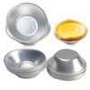 JASOLYI 10pcs Aluminum Egg Tart Molds,Tart Tin Pudding Moulds,Muffin Tin