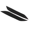 2pcs Headlight Eyebrow Eyelids Trim Decoration Car Light Eyebrow Replacement