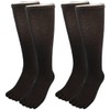 Workers 615TT Men's Ultra Long High Socks, 5 Toes, Military