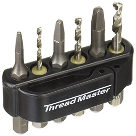 Ichinen Access Thread Master Tap and Dice Hex Shaft Folding Bolt Removal Set for 22419 M5-12 Square Type