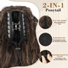 Stamped Glorious Ponytail Extension 18" Curly Wavy Pony Tail Claw