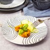 bzyoo 12 Piece Melamine Dinnerware Set - Durable, Dishwasher Safe