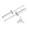sourcing map 100Pcs 3/16"x3/4" Aluminum Round Head Tri Grip Rivets,