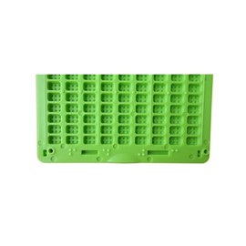 Brailletafel 9 Zeilen 28 Zeichen pro Zeil Braille Schreibtafel mit Griffel 2 stücke (Grün)