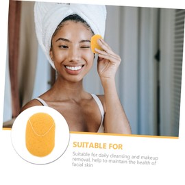 IWOWHERO Volcanic Mud Facial Sponge Makeup Puff Face Puff Natural Scrubber for Face Wash Skin Care