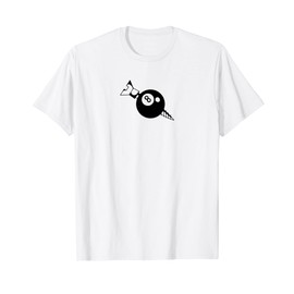 Screwball Screw 8 Ball Pool Screwed Tattoo Style Gutter Punk T-Shirt