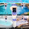 7-in-1 Digital Pool Water Tester – Chlorine, pH,Salt,ORP, EC, TDS&Temp