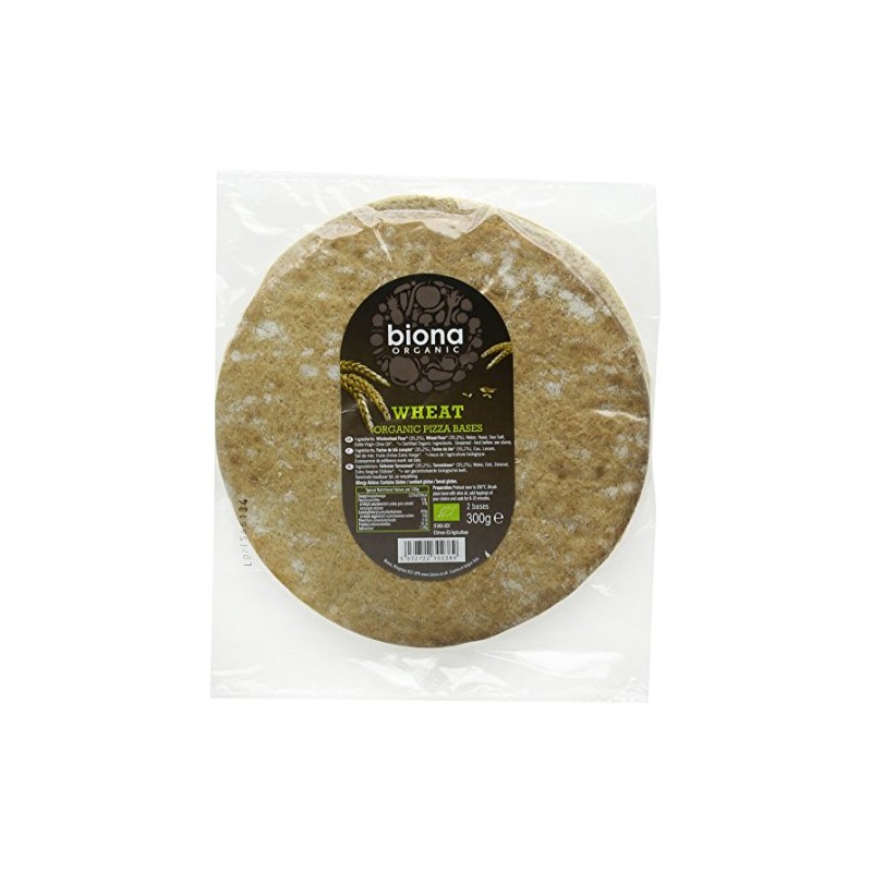 Biona Organic Wheat Pizza Bases, 300g