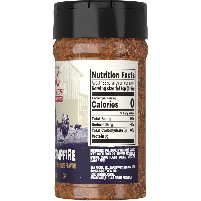 6666 Four Sixes Bunkhouse Campfire Seasoning, 6 Ounce