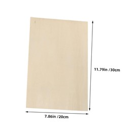 Operitacx Laminate Sheets 12x8x0.12in Craft Thick Logs Thin Wood Boards for Pyrography Model Making DIY
