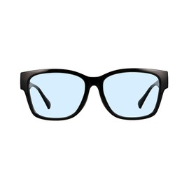 Zoff Wellington Sunglasses | Colored Lenses, Thick Edge Frame, Stylish, UV Protection, UV Protection, Unisex, Men's, Women's, Unisex, Sports [57 □ 16-140], Black