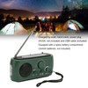 Solar Hand Crank Radio Multifunction Rechargeable Emergency Radio with Flashlight