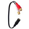 innov8 3.5mm AUX Female to Dual RCA Female Phono Stereo