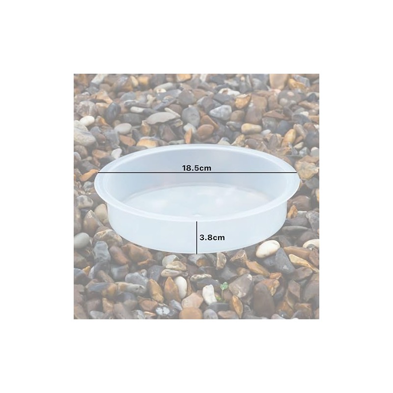 Woodside Universal Round Replacement Bird Bath Water Bowl for Feeding