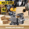 Updated 2-In-1 Bench Vise or Table Vise 4.5 Inch, Clamp