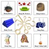 Swpeet 213Pcs 3 Kinds Metal Hooks Kit, Including Screw Eyes,
