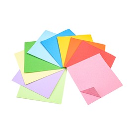 DIAO79NI Origami Paper, 100 Sheets, 10 Colors, 2.75 Inch Square Folding Paper, Double Sided Colored Paper. Square Easy Fold Paper for Beginners Trainning and School Craft Lessons
