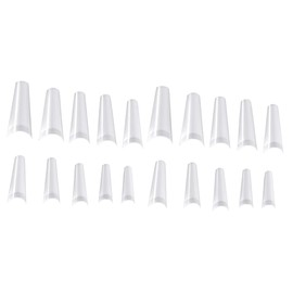 Outanaya 2sets Nail Art Display Fake Nail Tips Palette Manicure Accessories 500pcs*2