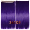 iLUU Clip in Hair Extensions 100g 24" Straight Thick Synthetic