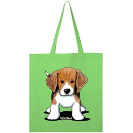 inktastic Beagle Tote Bag Lime Green - KiniArt 3e7d