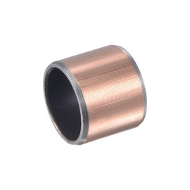 sourcing map Sleeve Bearing 1/2" Bore x 19/32" OD x 1/2" Length Plain Bearings Wrapped Oilless Bushings 2pcs Self-Lubricating for Industry Equipment