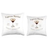 Espresso Martini Throw Pillow