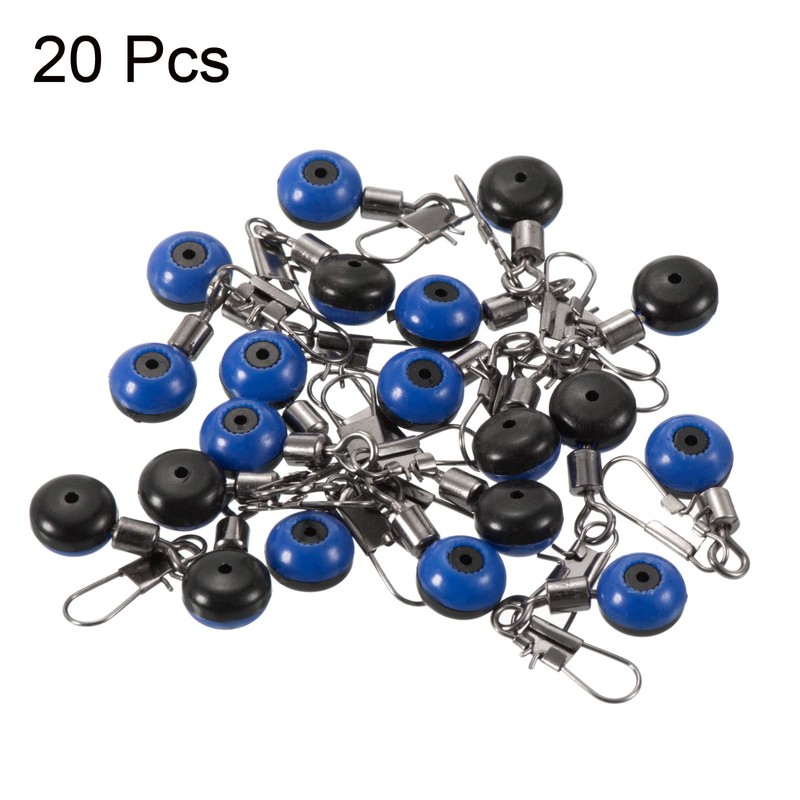 PATIKIL 26LBS 26LBS 20PCS Float Connector Rolling Swivel with Interlock