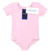 Aquarti Girls Leotard Short Sleeve Ballet Leotard Light Pink Size