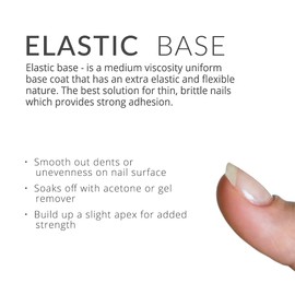 IN.HYPE Capa base de goma curable UV/LED. Remojar (elástico)