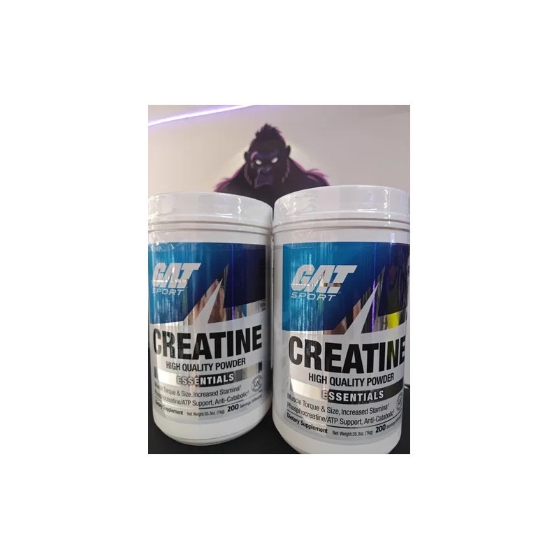 Gat Creatina 1kg Polvo 200 Servicios - Suplemento