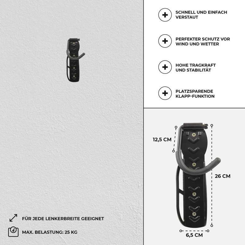 URBAN ZWEIRAD - Bicycle wall mount - bicycle mount suitable