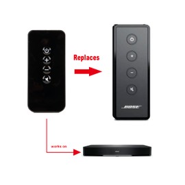 New Replacement Remote Control for Solo Cinemate Series II IIGS 1SR 10 & 15; Bose Solo 5 10 15 Soundbar Speaker Cinemate GS II