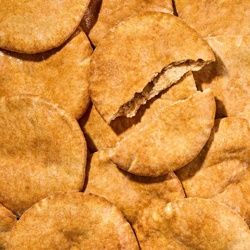 Toufayan No Added Salt Whole Wheat Pitettes Pita Bread -