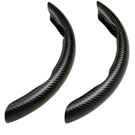 Bonform 6996-15BK Steering Wheel Cover, Quick Carbon, Easy Installation, Non-Slip for Both S and M, Black