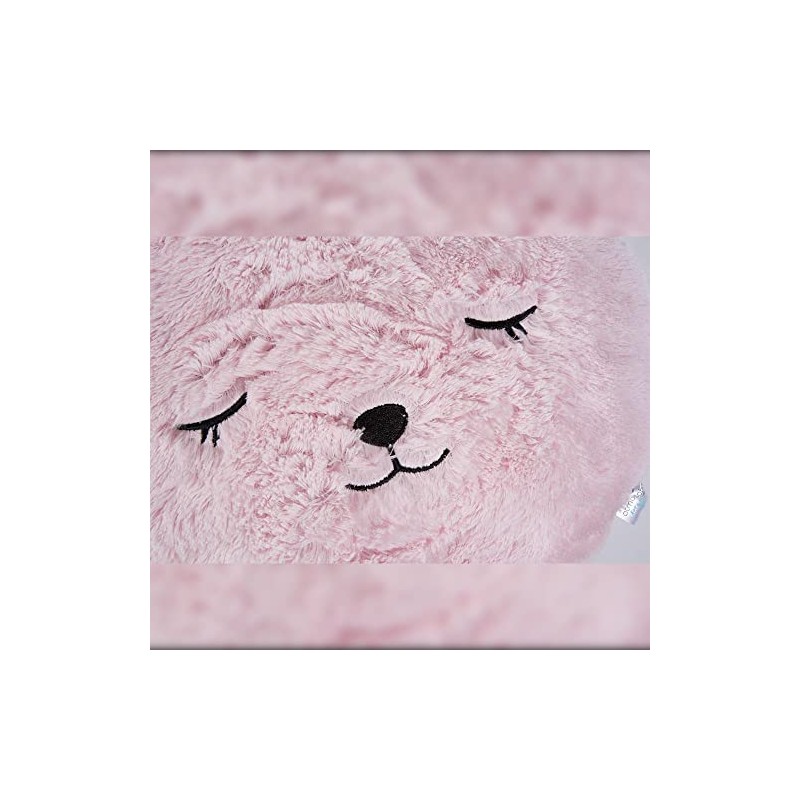 Round Rabbit Fur Cushion