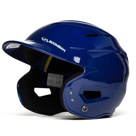 Boombah DEFCON Gloss Solid Batting Helmet Sleek Profile NOSCAE Navy - Size Senior 7" - 7 3/4"
