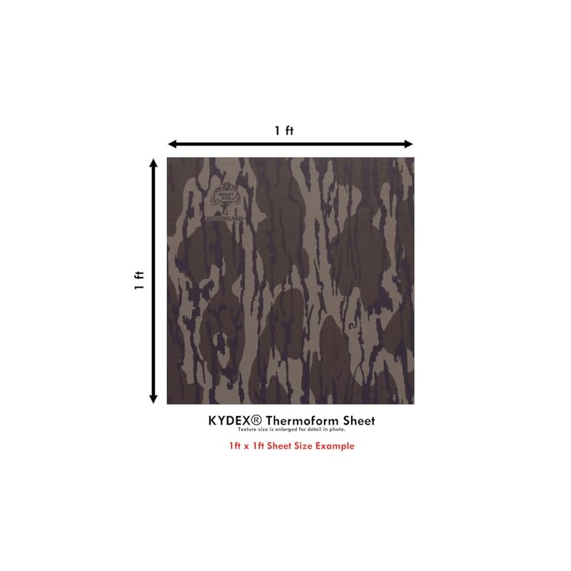 KYDEX Thermoform Sheet - (P1 Texture) - (Infused Print) -