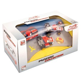 Carrera Pull & Speed I Mario Kart™ - Mario 3 Pack I Wind-Up Car Racing Car I Pull and Speed Car with Pull-Back Motor I For Boys and Girls from 6 Years & Adults I Racing Track
