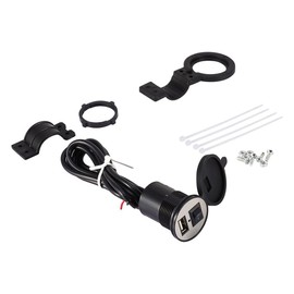 Psytfei 12 V USB Socket Car Charger with Switch Car Charger Plug 12 V Quick Charge Waterproof Charging Socket for Smartphone GPS Tablet Digital Camera