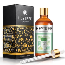 HEYTREE Tea Tree Essential Oil for Skin and Hair Care - Natural Purifying Oil - Warm, Spicy, Camphor-like Smell that Helps Lift the Mind - Diffuse to Purify the Air